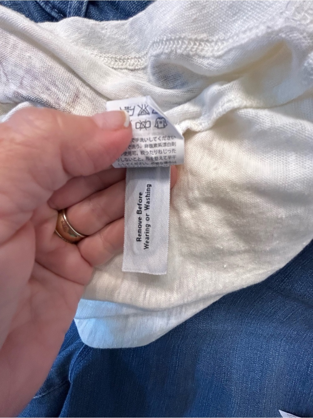 J. Crew Beige Short Sleeve Linen Tee with Colorful Bee Print, Oversized Small, - Picture 4 of 6